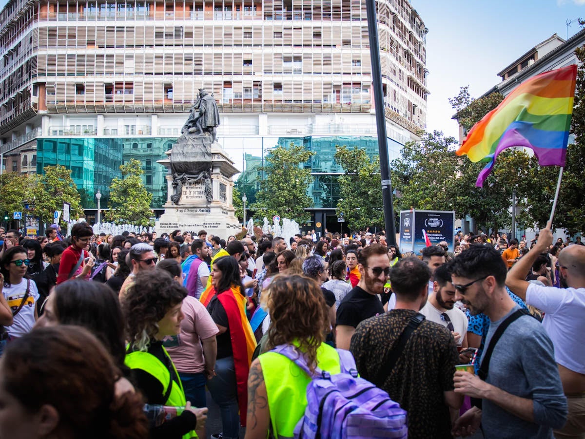 Las imágenes de las manifestaciones del Orgullo en Granada