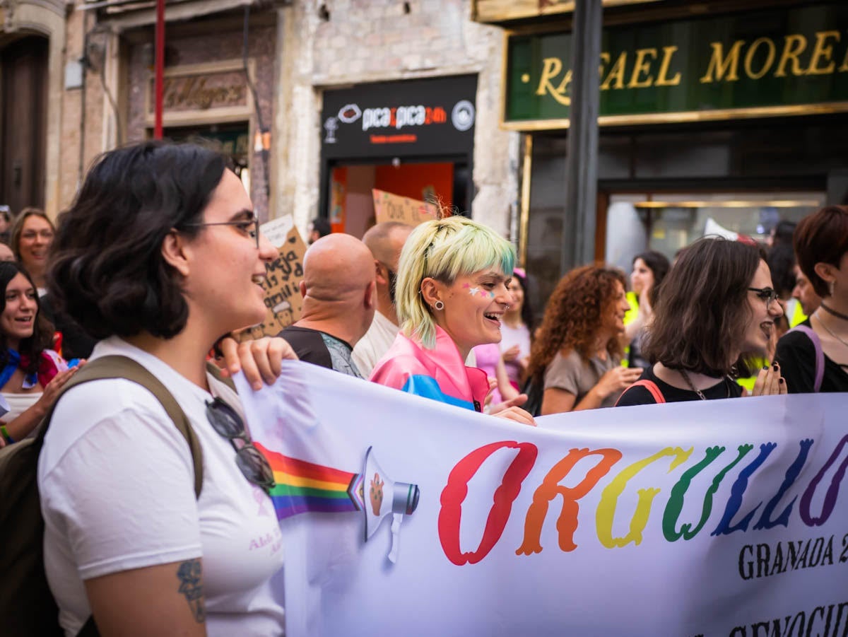 Las imágenes de las manifestaciones del Orgullo en Granada