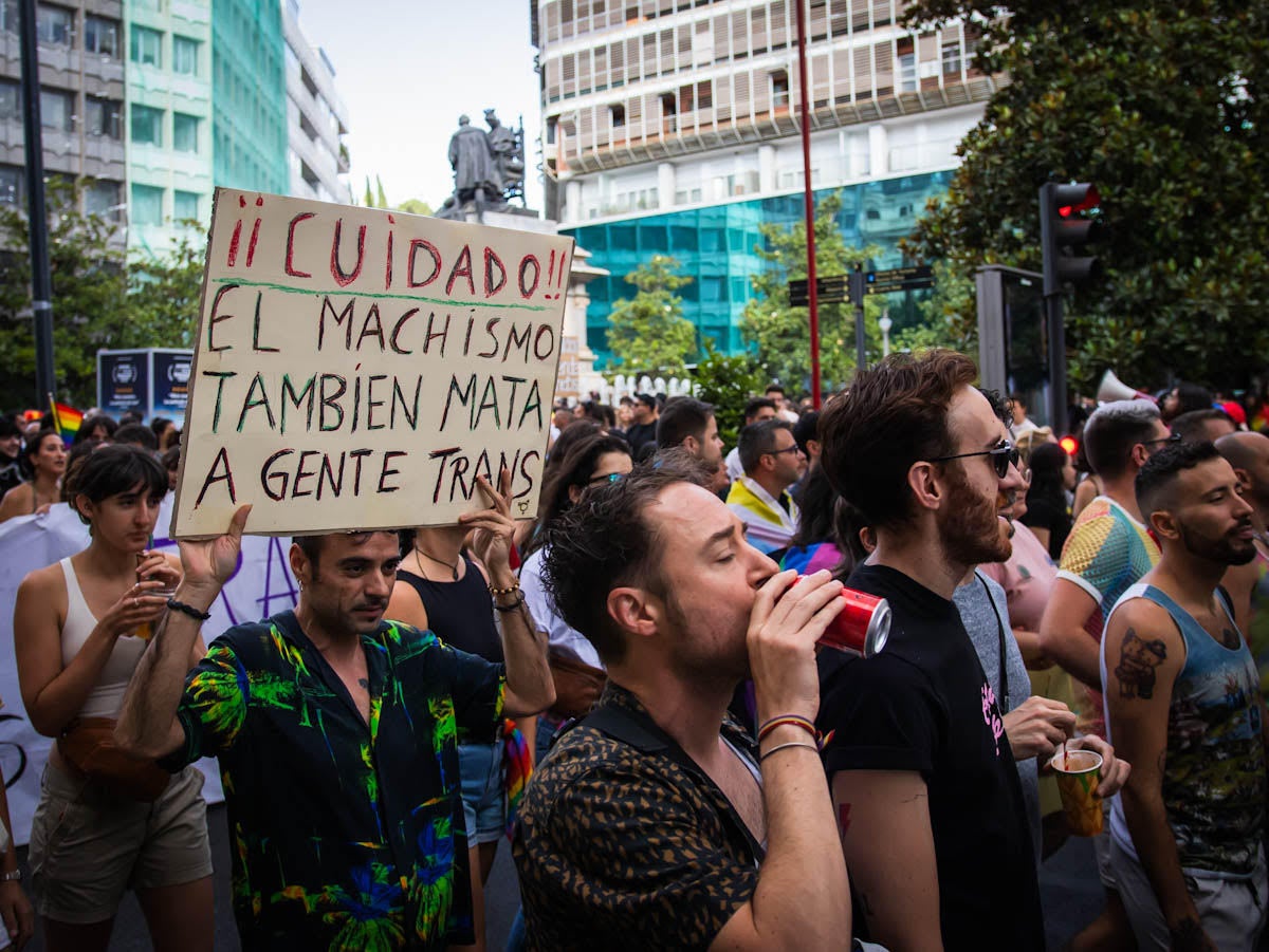 Las imágenes de las manifestaciones del Orgullo en Granada