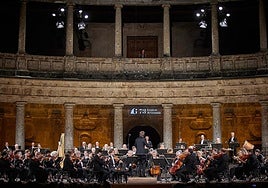 Instante del concierto en el Carlos V.