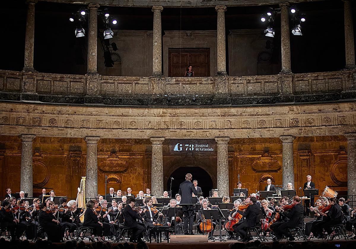 Instante del concierto en el Carlos V.