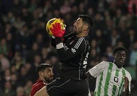 Batalla y Bruno, contra el Betis.