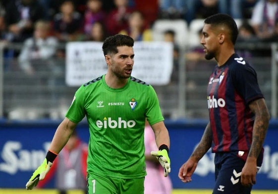 Luca Zidane, con el Eibar.