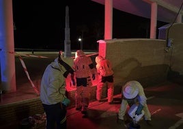 Rescatan cinco panales de abejas de la Playa de Poniente de Motril