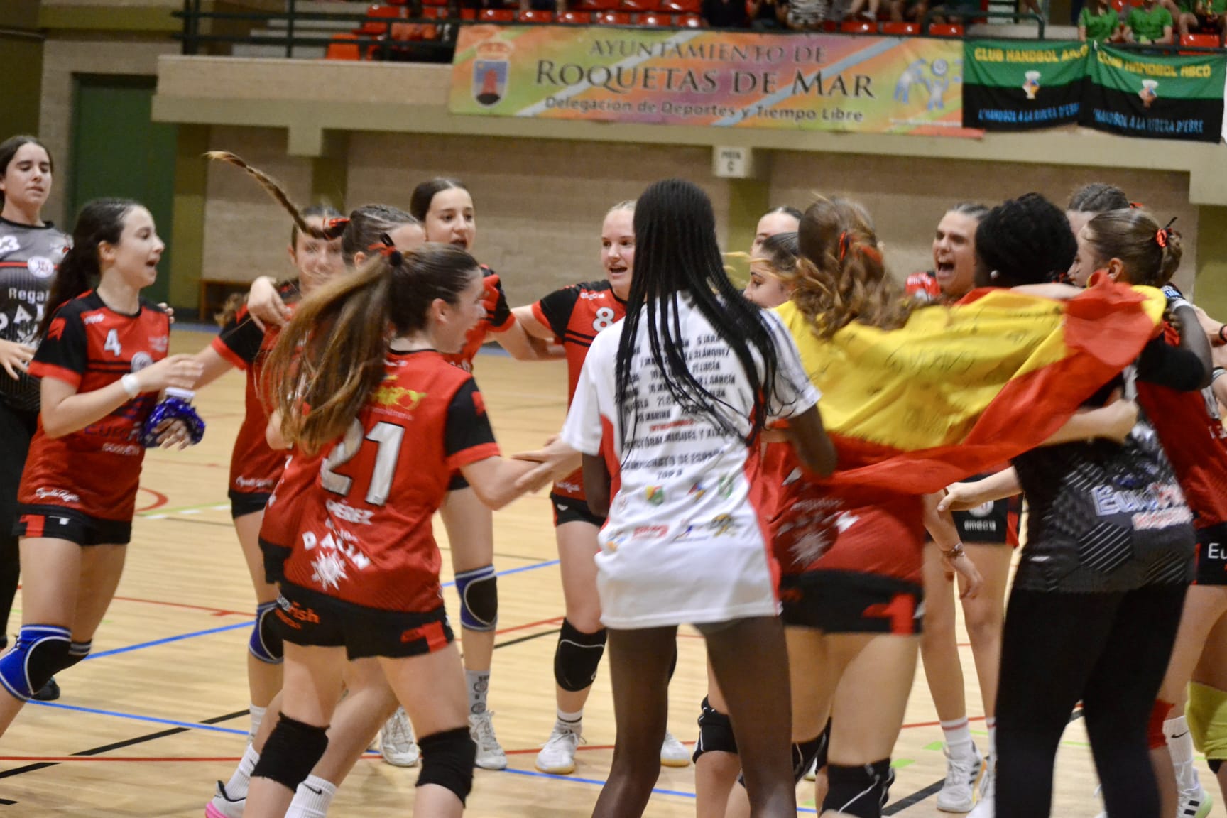 Las almerienses celebran el triunfo