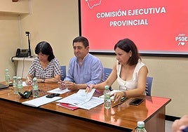 Paqui Medina, Paco Reyes e Isabel Uceda.