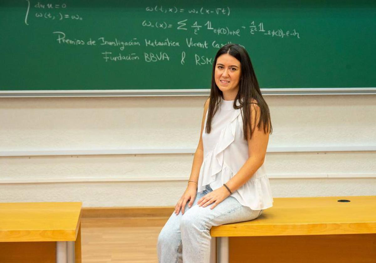 La investigadora del Departamento de Matemáticas Aplicadas de la Universidad de Granada Claudia García López.