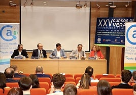 Momento del desarrollo del Curso de Verano 'Retos y oportunidades en el ciclo integral del agua'.