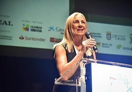 La viceconsejera Amelia Martínez en Alhambra Venture.