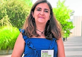 Responsable del proyecto y de la biblioteca escolar, Pilar Mesa.