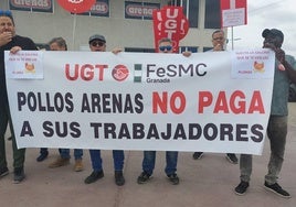 Imagen de una de las protestas de trabajadores de grupos, a finales de 2022.