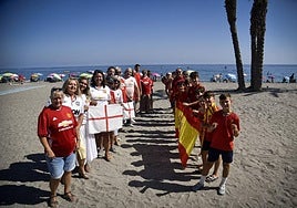 Ingleses y españoles se preparan para la final de la Eurocopa en Almuñécar