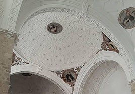 Bóvedas de la antigua iglesia del convento de Santo Domingo.