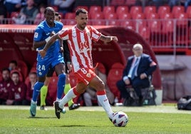 Jonathan Viera, durante un partido con la UD Almería en La Liga.