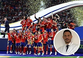 Claudio Vázquez, el médico andaluz que ha sido clave en la Eurocopa de la Selección.