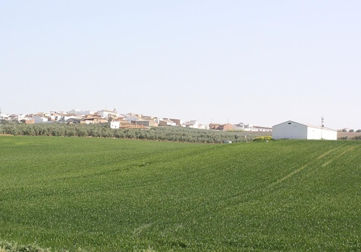 Vistas desde el exterior al pueblo.