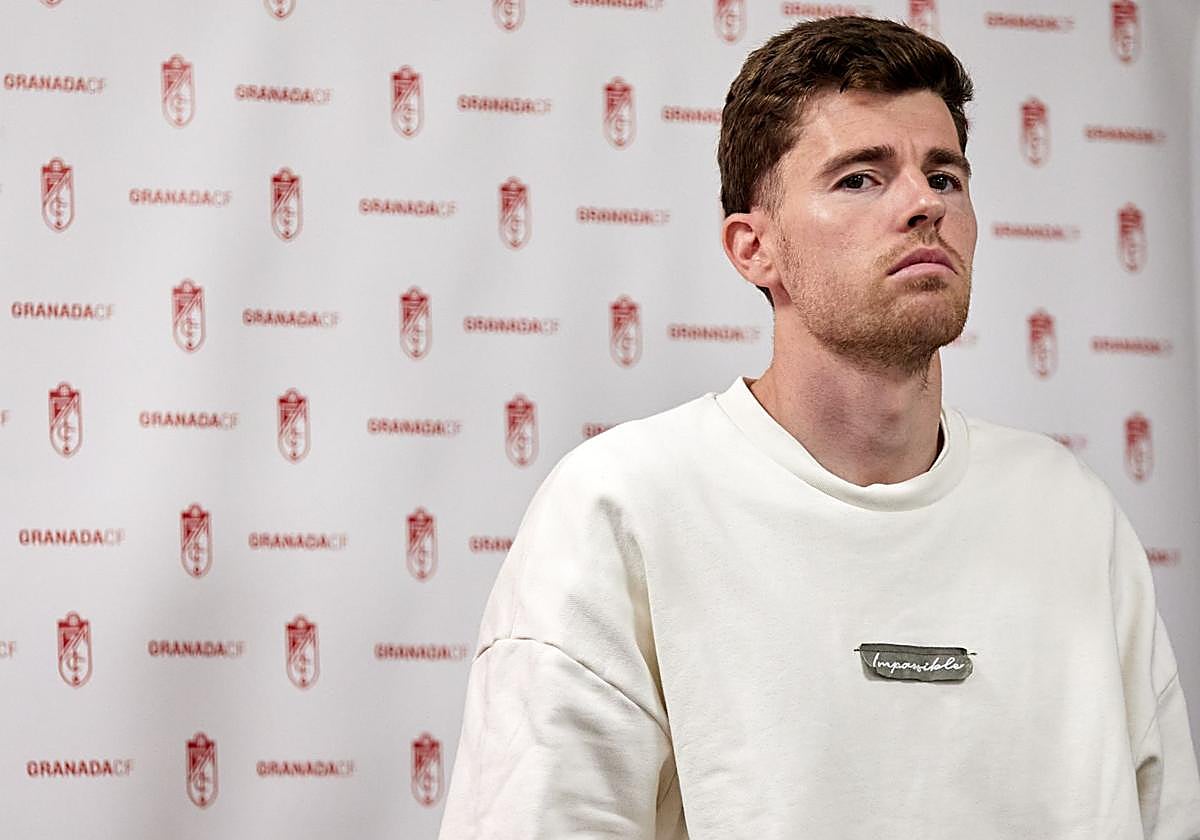 Gerard Gumbau, durante una comparecencia ante los medios de comunicación.