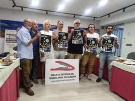 La Mesa del Tren de Almería inicia la campaña 'El momento es ahora'.