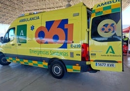 Ambulancia del 061 en una imagen de archivo.