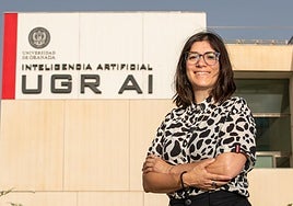 Atia Cortés Martínez, en el PTS de Granada.