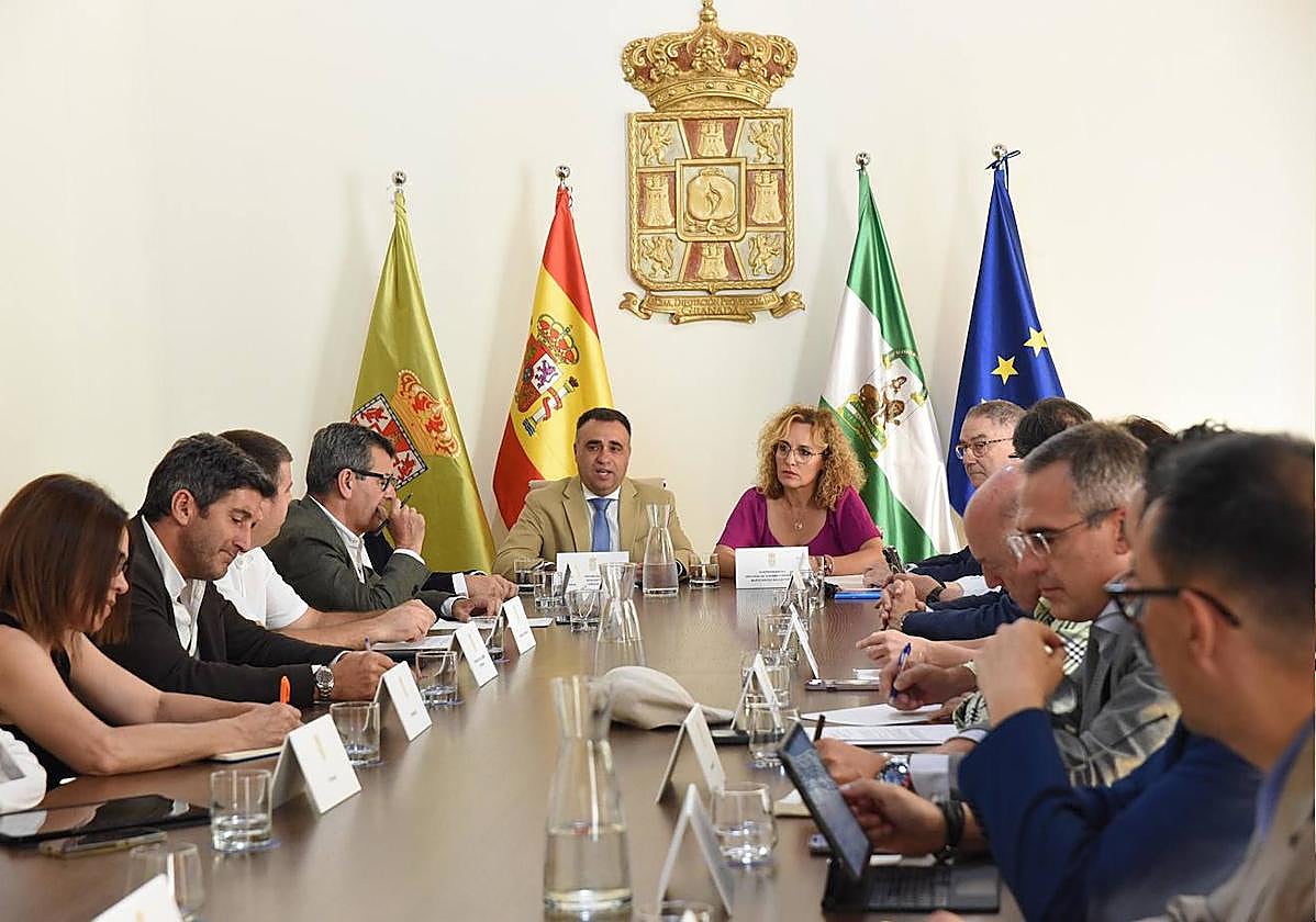 Comisión Permanente del Consejo Provincial de Turismo celebrado este martes en Diputación.
