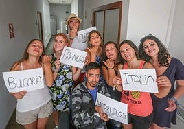 Estudiantes Erasmus de la Universidad de Granada.