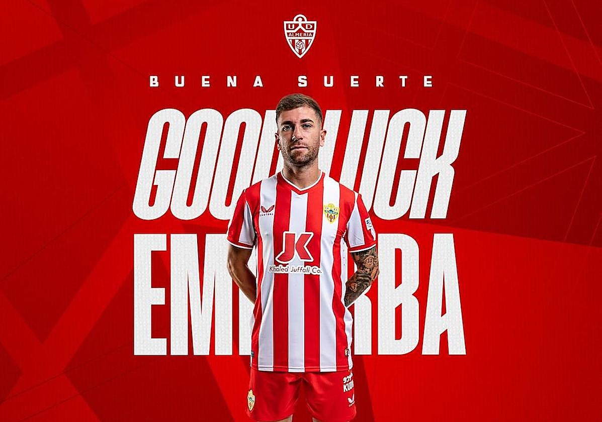 Cartel de despedida a Embarba