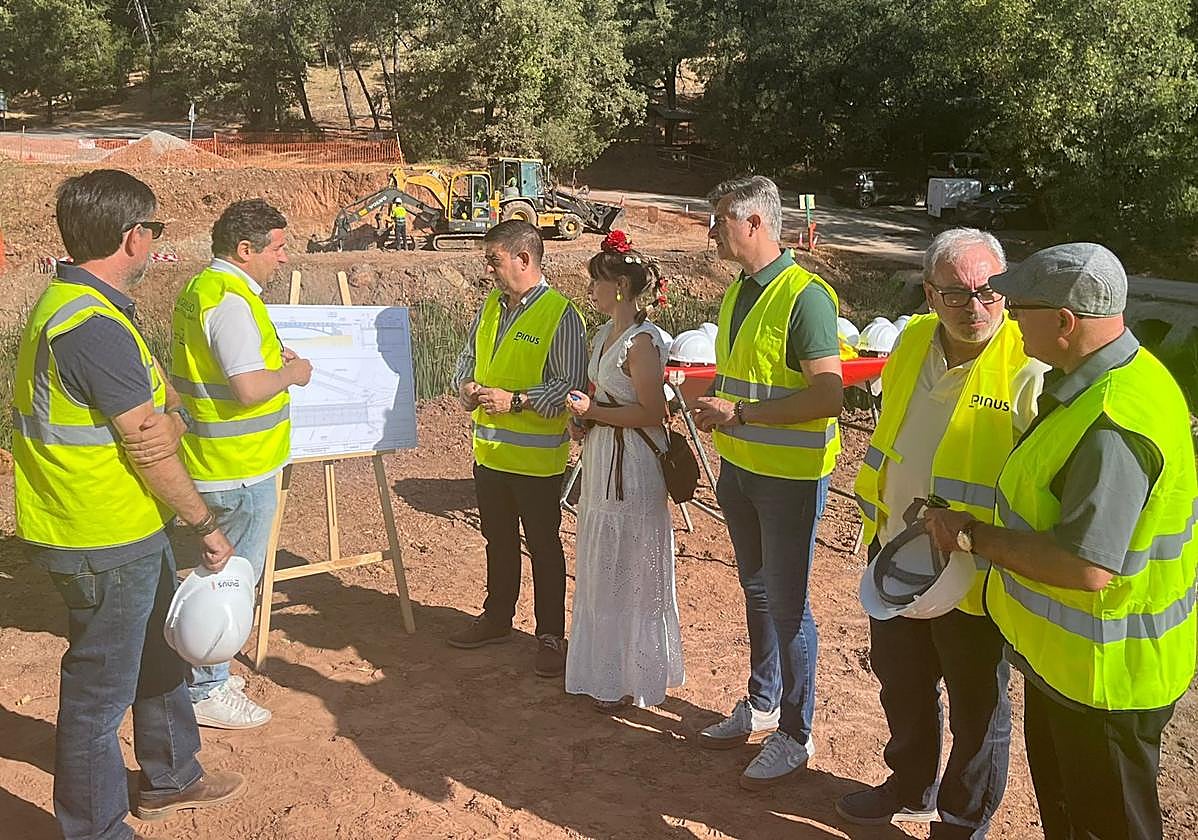 Paco Reyes en la inauguración de las obras
