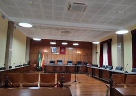 Imagen de archivo de la Sala de vistas de la Audiencia de Jaén