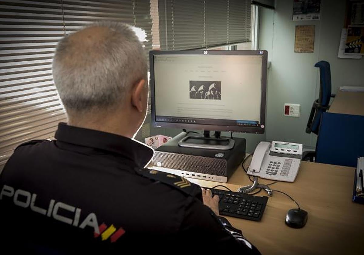 Policía de ciberdelitos.