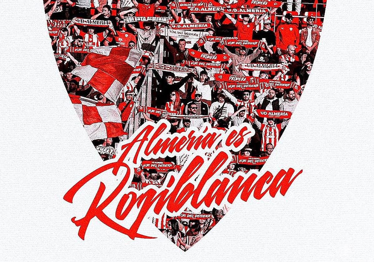 Cartel de la campaña de abonados de la UD Almería.