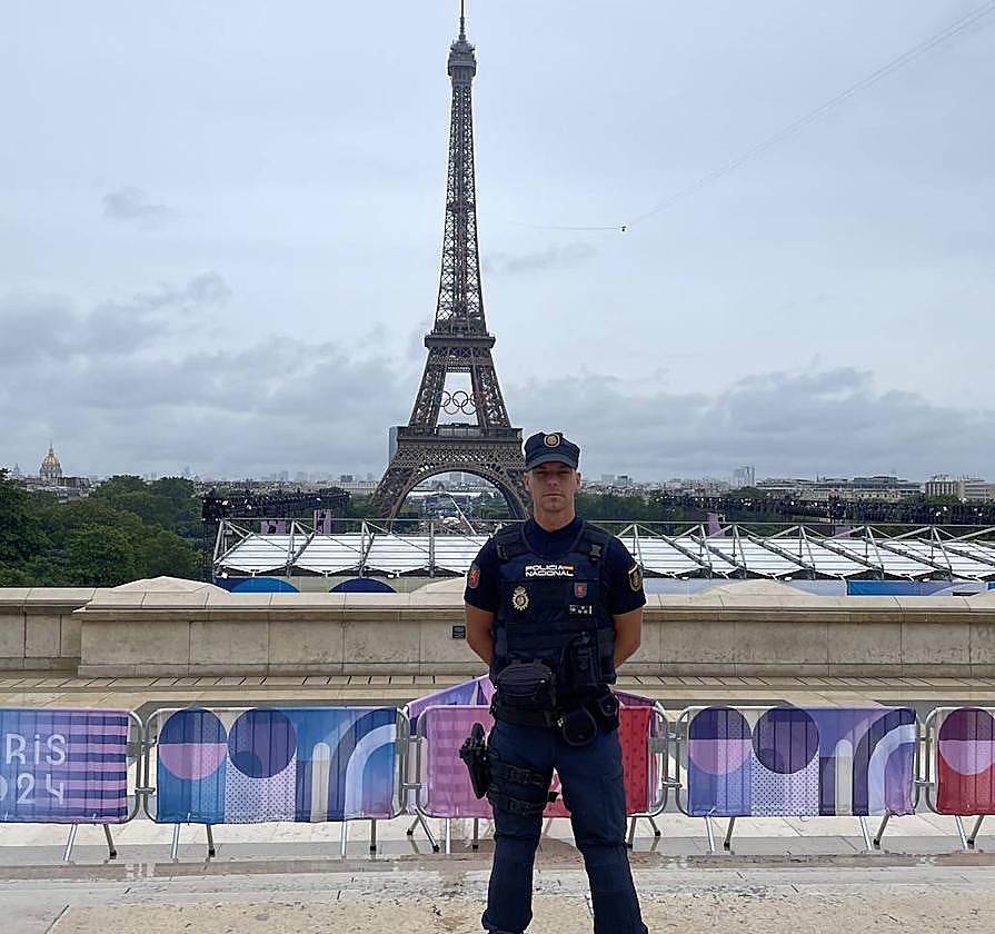 Jorge Domínguez Campos coordina a 150 policías nacionales del dispositivo de seguridad de los Juegos Olímpicos.