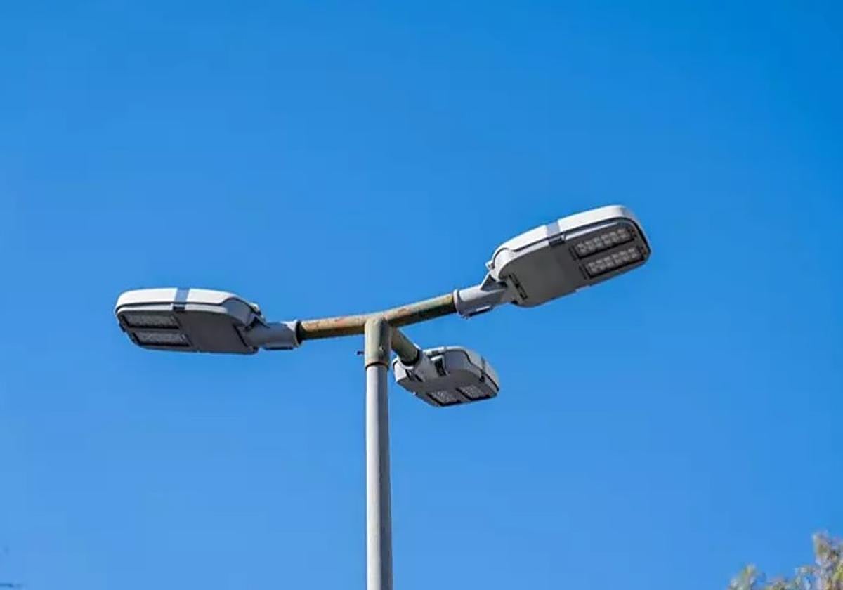 Farola con tecnología LED