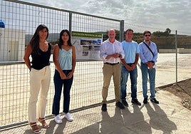 Visita del diputado de Servicios Municipales a la planta de residuos