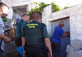 Actuación de la Guardia Civil de Almería en Gérgal.