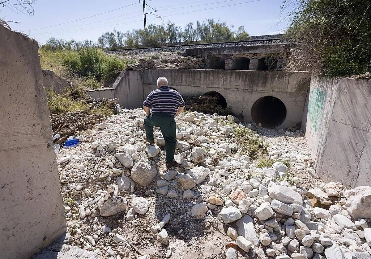 Barranco Hondo tras las inundaciones de abril
