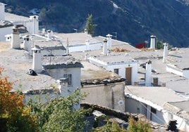 Casco urbano de Pampaneira, en el Barranco de Poqueira.