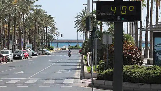 Una nueva ola de calor subirá el mercurio este fin de semana en Almería