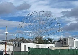 Imagen de archivo de la noria ubicada en el recinto ferial de Jaén