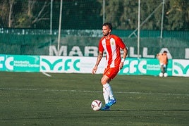 Centelles durante un partido amistoso con el Almería