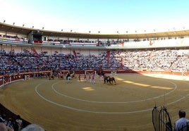 Panorámica del coso de La Alameda, en la capital.