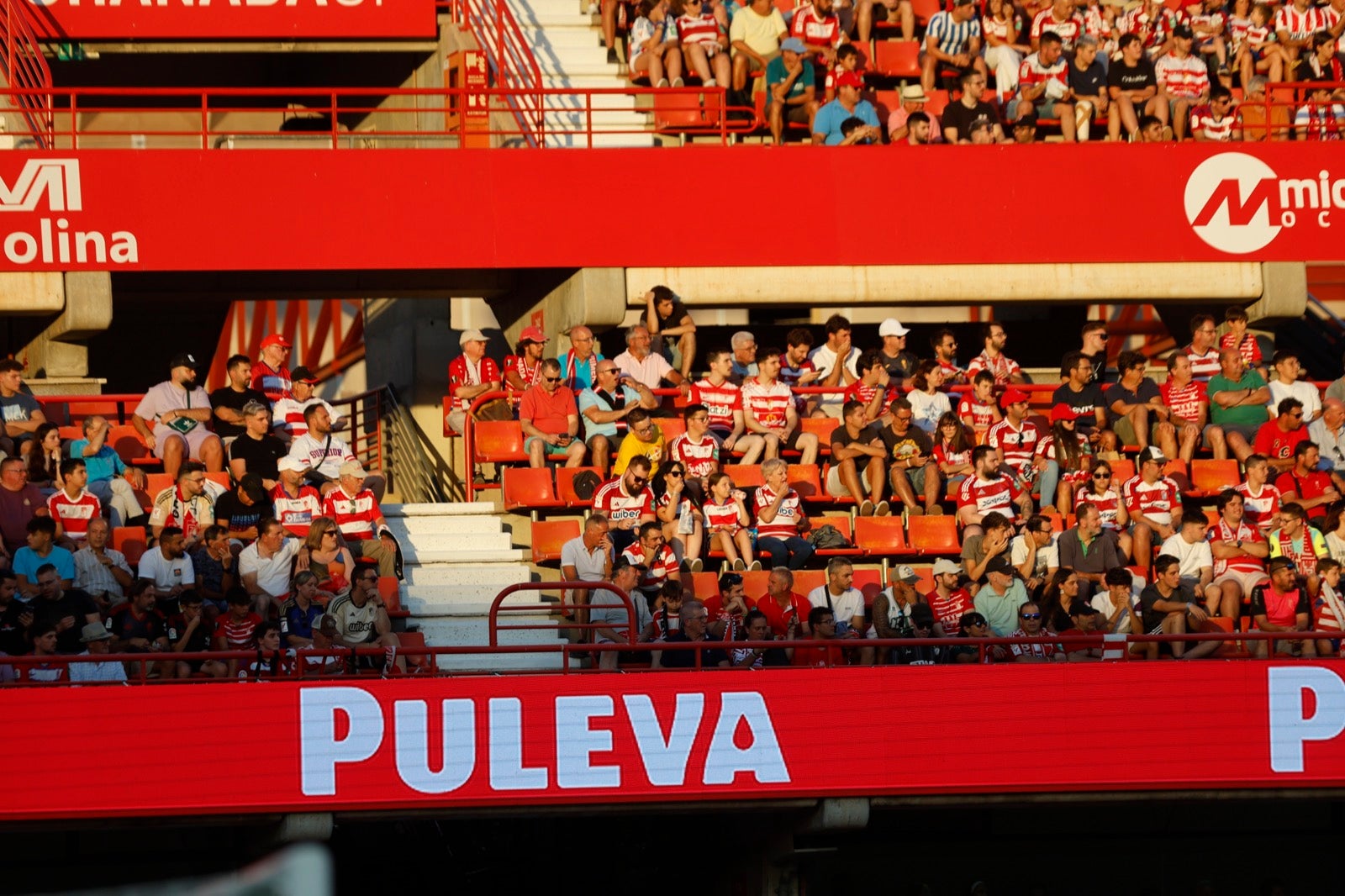 Encuéntrate en la grada durante el Granada-Albacete