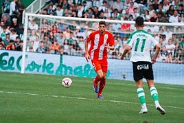 Édgar durante el partido contra le Racing