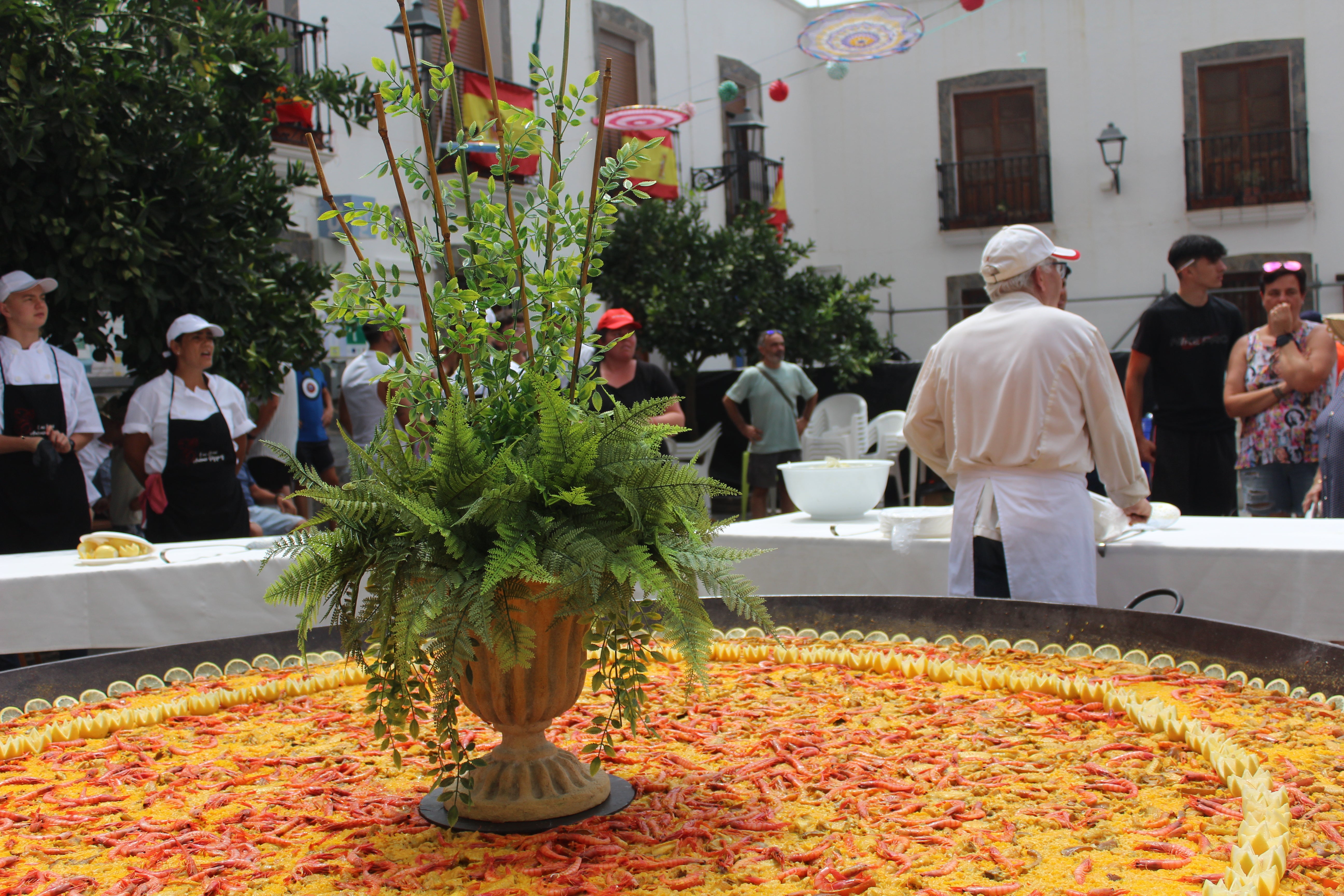 Una gran paella para las Fiestas Patronales de Velefique