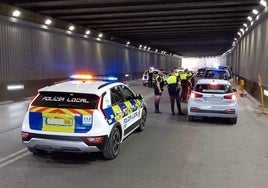 Imagen de archivo de un control de la Policía Local