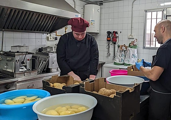 Cocina del colegio Gómez Moreno