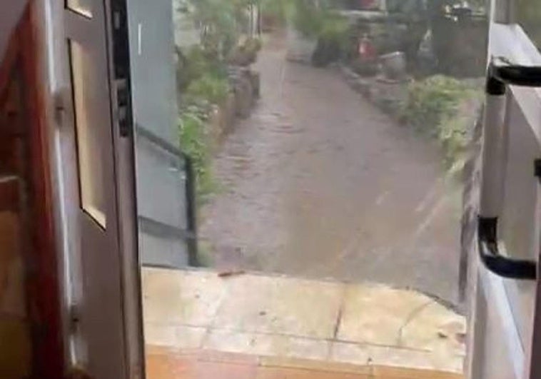 Una vivienda de Gobernador, completamente inundada.