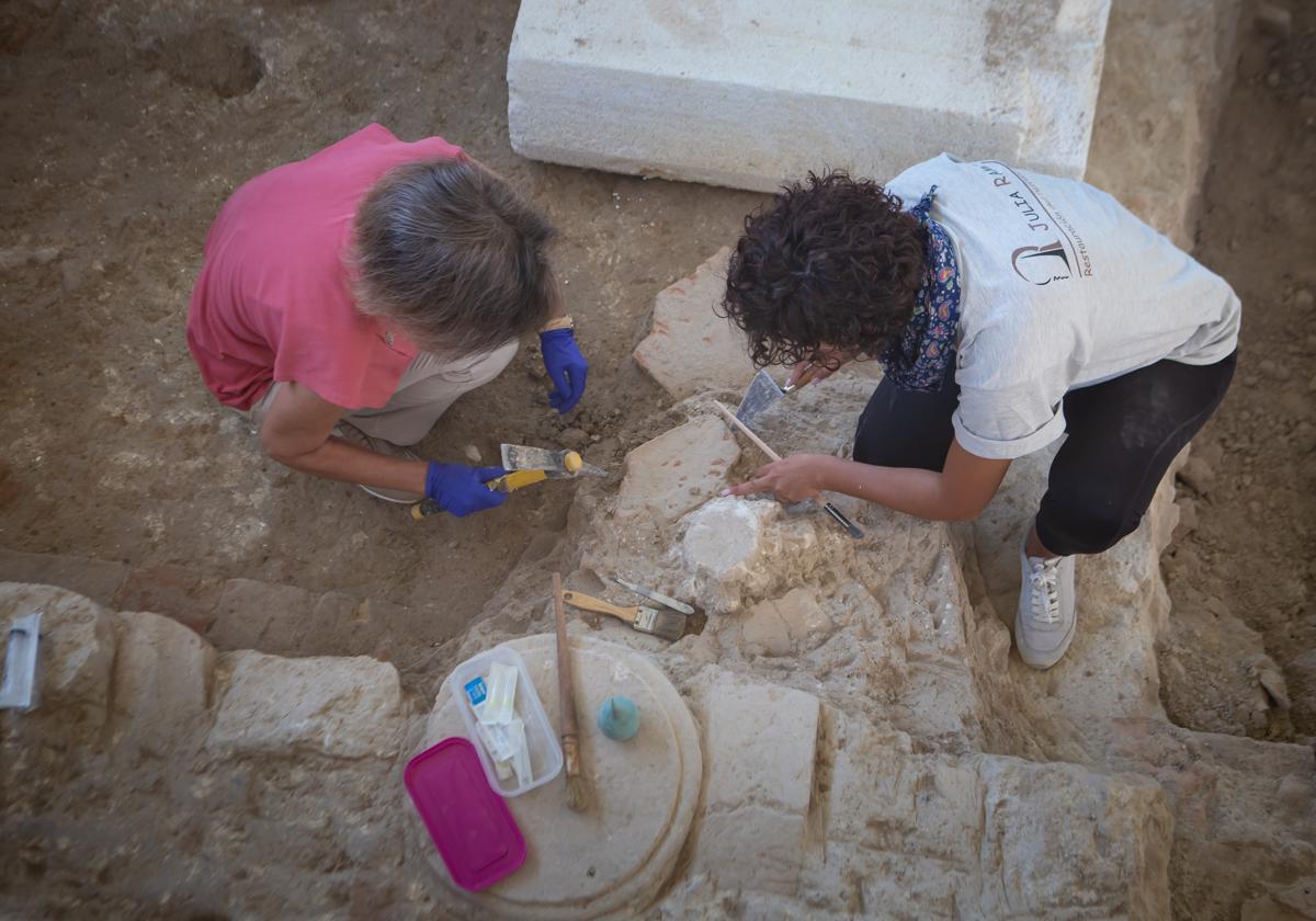 Excavaciones en la Villa Romana de Salar