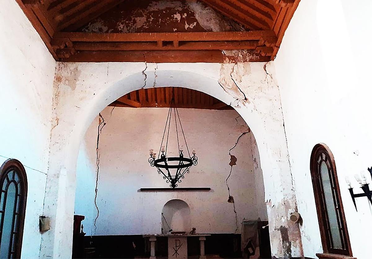 Las iglesia de Cojáyar, el último edificio en entrar en la Lista Roja el pasado mes de junio.