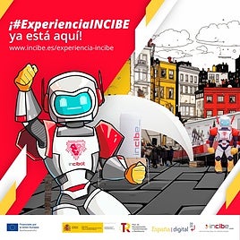 Cartel de la ciberseguridad en Almuñécar.